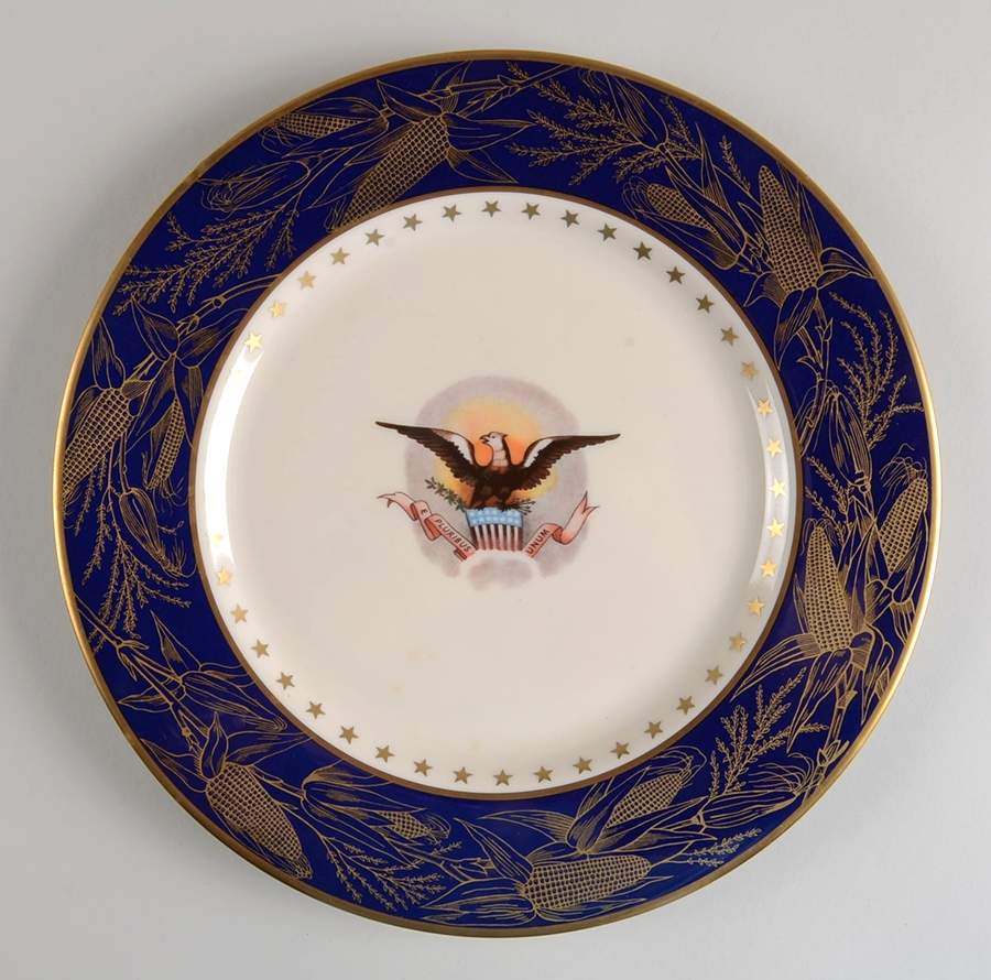 White House China Collection Benjamin Harrison - Boxed by Castleton (USA)-1