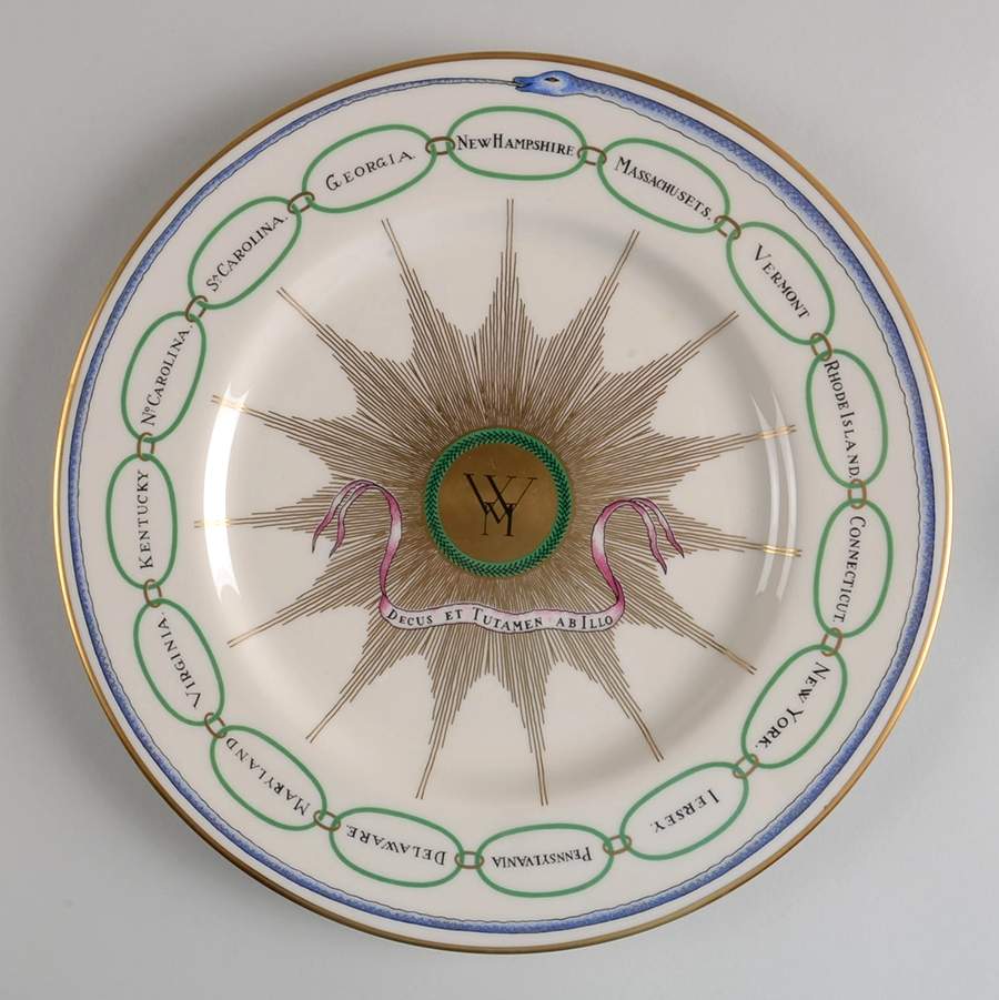 White House China Collection George Washington - With Box by Castleton (USA)-1