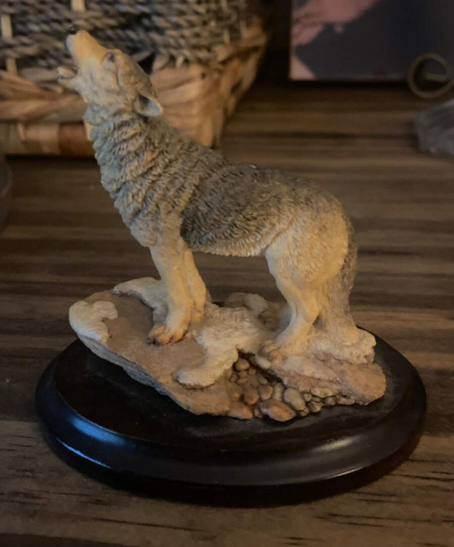 Country Artists Figurines Howling Wolf-Small - Boxed by Country Artist-1