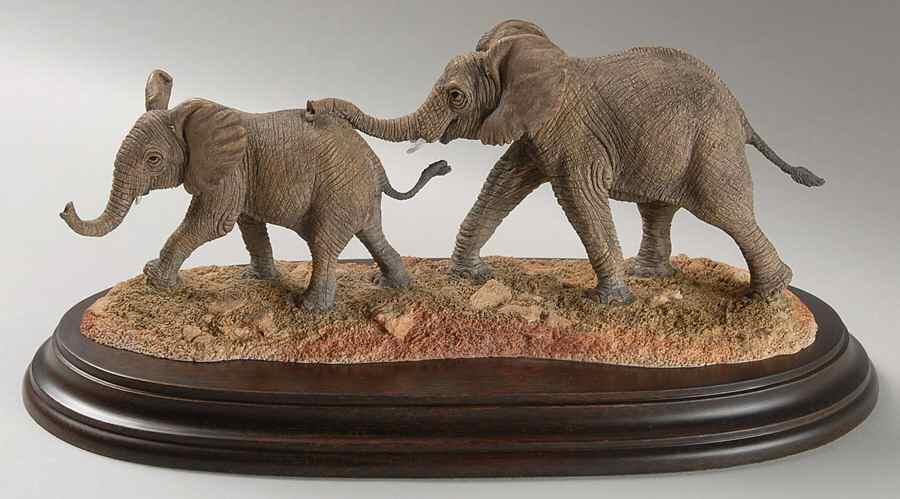 Country Artists Figurines Elephant Calves - No Box by Country Artist-1