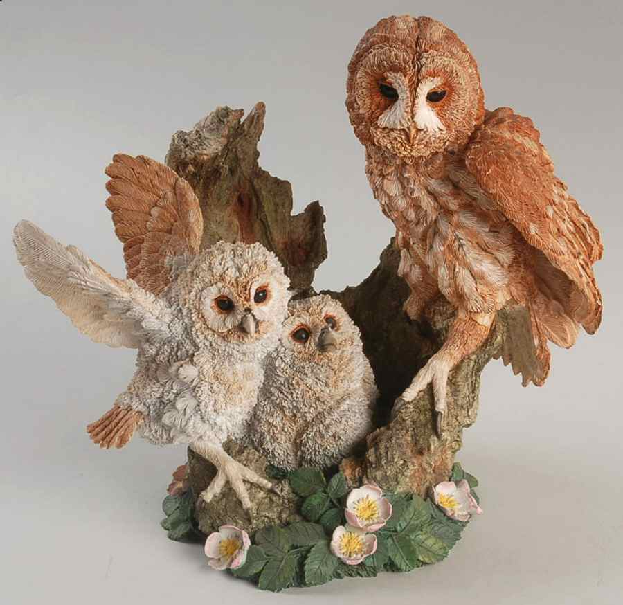 Country Artists Figurines Owls In Nest - No Box by Country Artist-1
