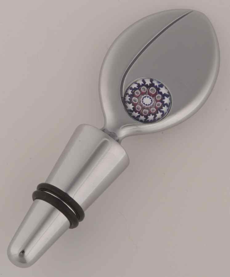 A Touch of Glass Bottle Stopper - Boxed by Caithness-1