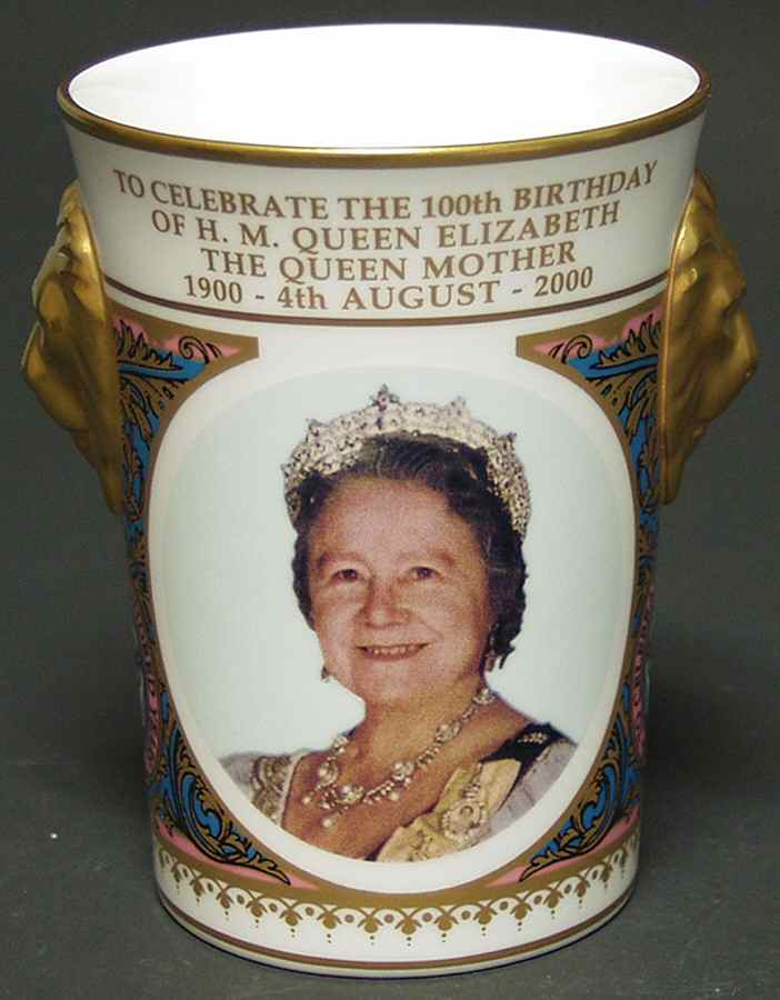 Caverswall Royalty Giftware Queen Mother's 100th Birthday Beaker - No Box by Caverswall-1
