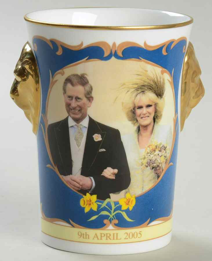 Caverswall Royalty Giftware Prince Charles & Camilla Wedding Beaker - Boxed by Caverswall-1