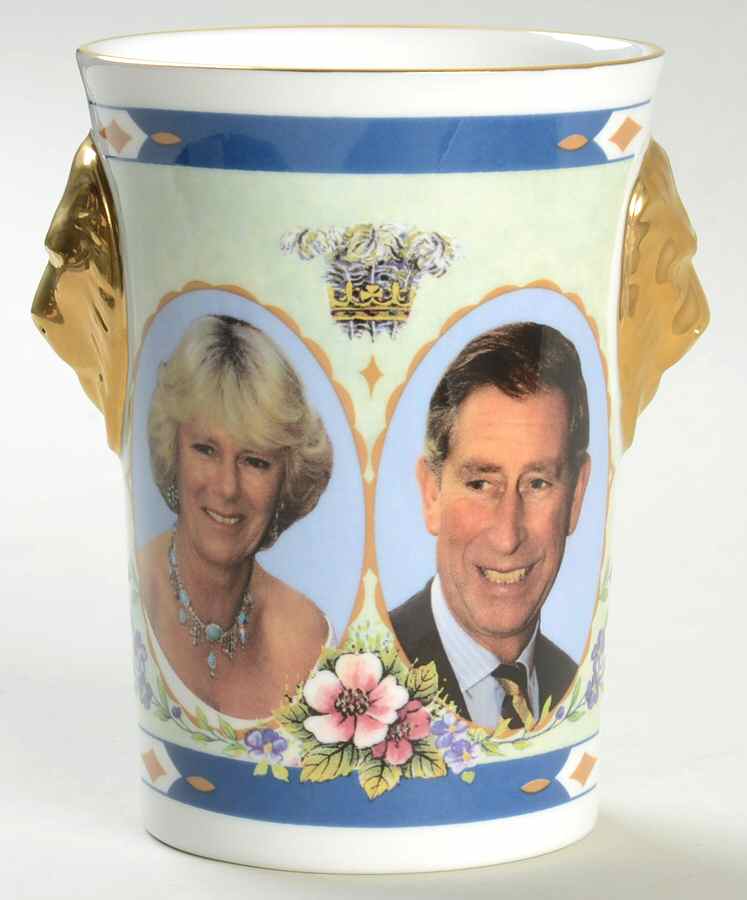 Caverswall Royalty Giftware Prince Charles & Camilla Engagement Beak - No Box by Caverswall-1