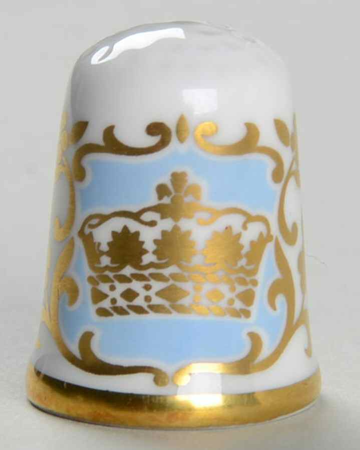 Caverswall Royalty Giftware Prince William Birth Thimble - No Box by Caverswall-1