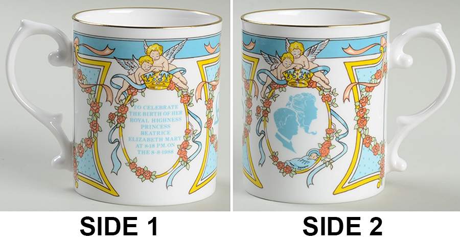Caverswall Royalty Giftware Princess Beatrice Birth Mug - No Box by Caverswall-1