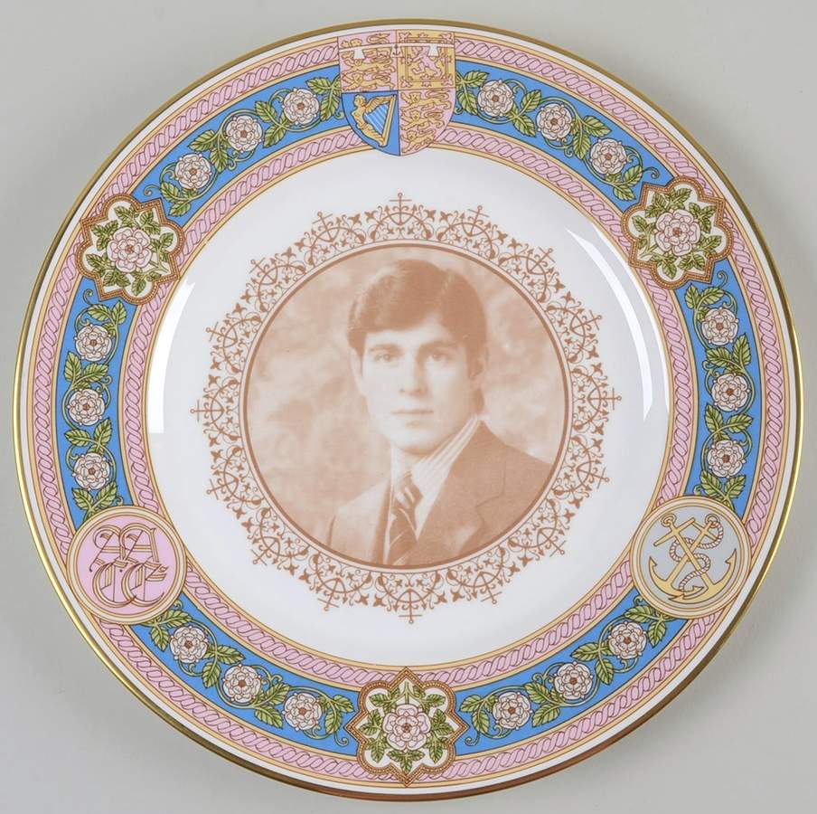 Caverswall Royalty Giftware Prince Andrew Coming Of Age Plate - No Box by Caverswall-1