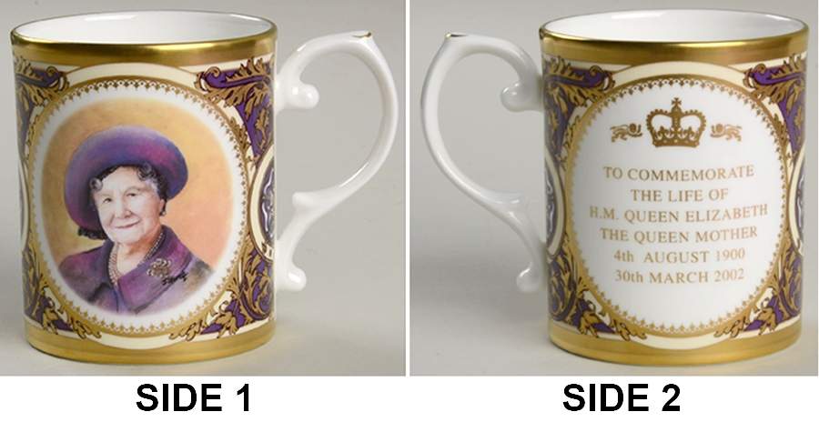 Caverswall Royalty Giftware Queen Mother Memorial Mug - No Box by Caverswall-1