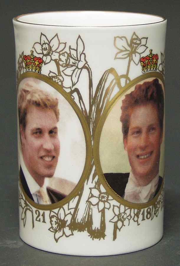 Chown China Royalty Giftware Prince William & Henry (Harry) - No Box by J & S Chown China-1
