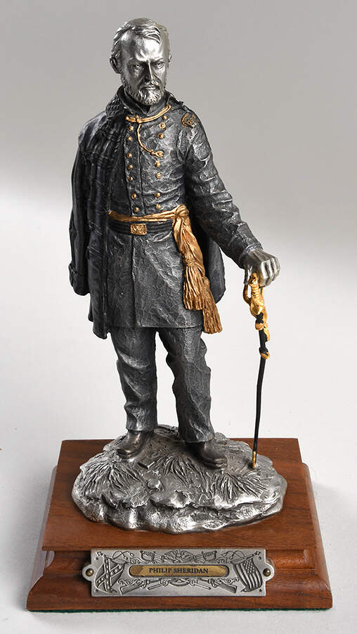 American Civil War Philip Sheridan - Boxed by Chilmark Pewter-1