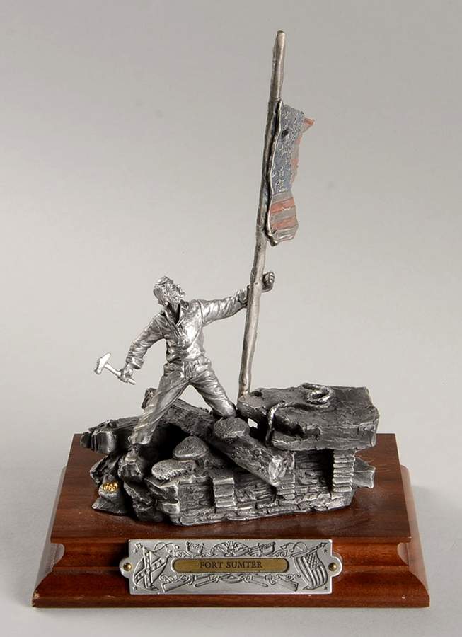 American Civil War Fort Sumter - No Box by Chilmark Pewter-1