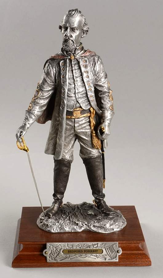 American Civil War Bedford Forrest - No Box by Chilmark Pewter-1
