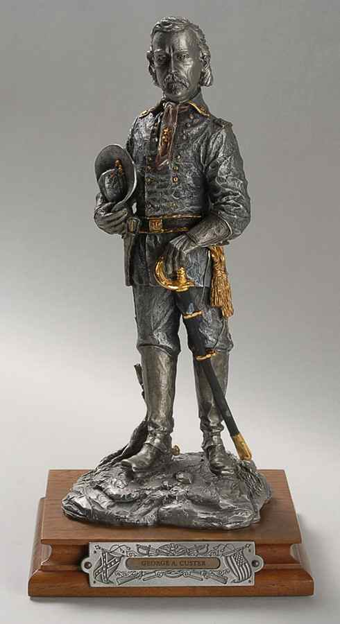 American Civil War George A. Custer - No Box by Chilmark Pewter-1