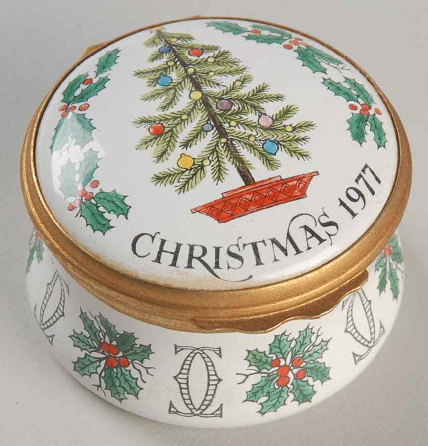 Cartier Enameled Christmas Boxes Christmas Tree  - With Box Bx1977 by Cartier-1