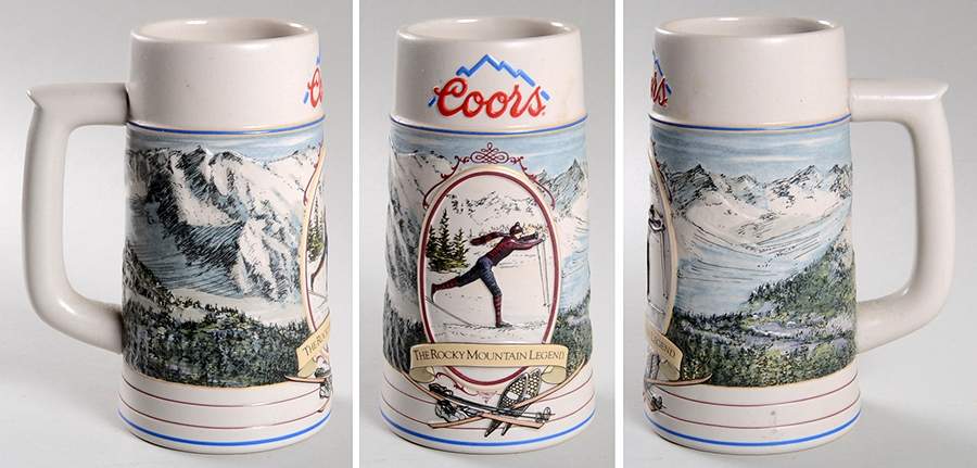 Rocky Mountain Legend Skier - With Box by Coors Brewing Company-1