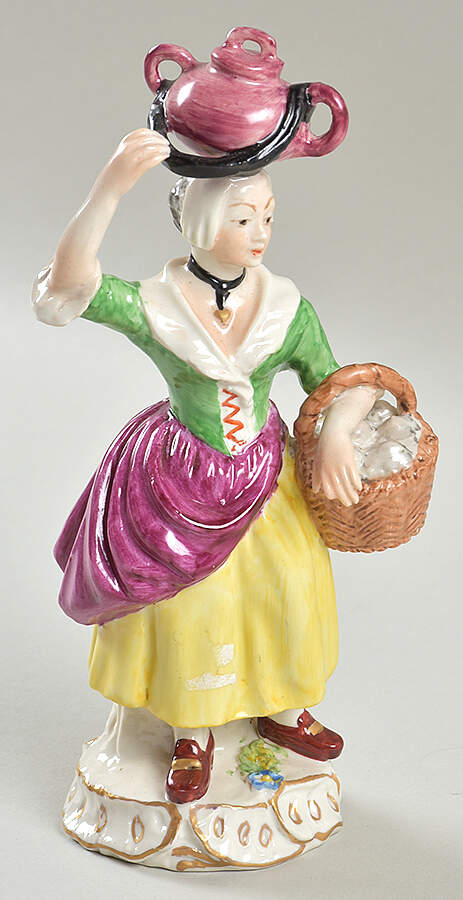Chelsea House Figurines Woman With Jug On Head - No Box by Chelsea House-1
