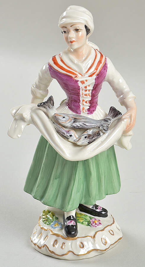 Chelsea House Figurines Fish Vendor - No Box by Chelsea House-1