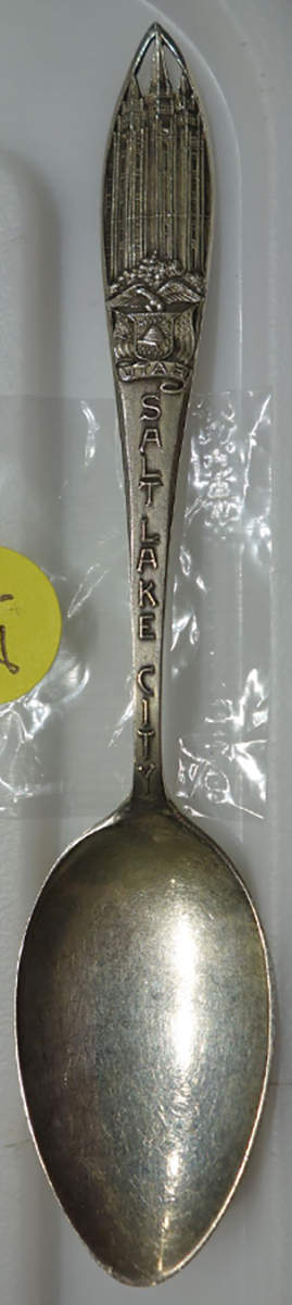 Sterling Souvenir Spoons Salt Lake City Utah - No Box by Chas M Robbins-1