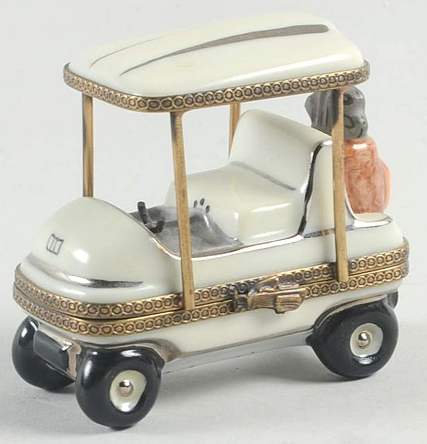 Chanille Limoges Boxes Golf Cart - No Box by Chanille-1