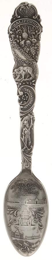 Exposition Souvenir Spoons California Intl Midwinter Exposition - No Box by Campbell Metcalf-1