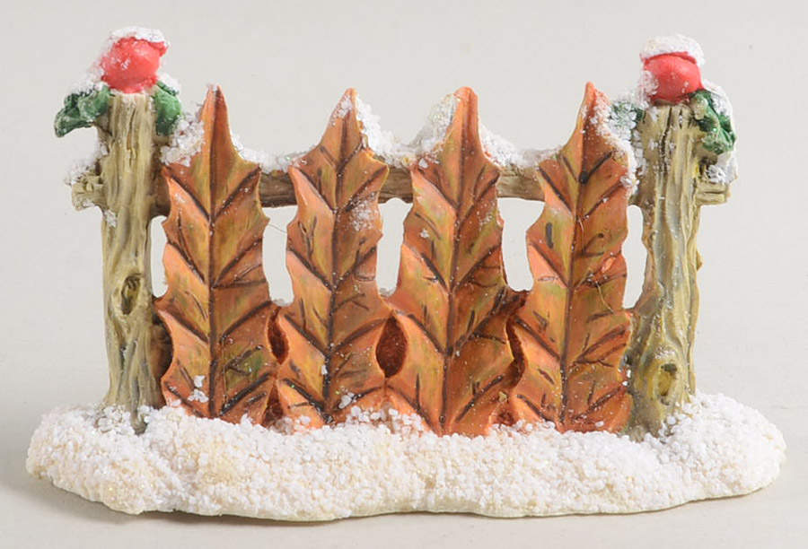 Squashville Village Leaf Fence - Boxed by Charming Tails-1