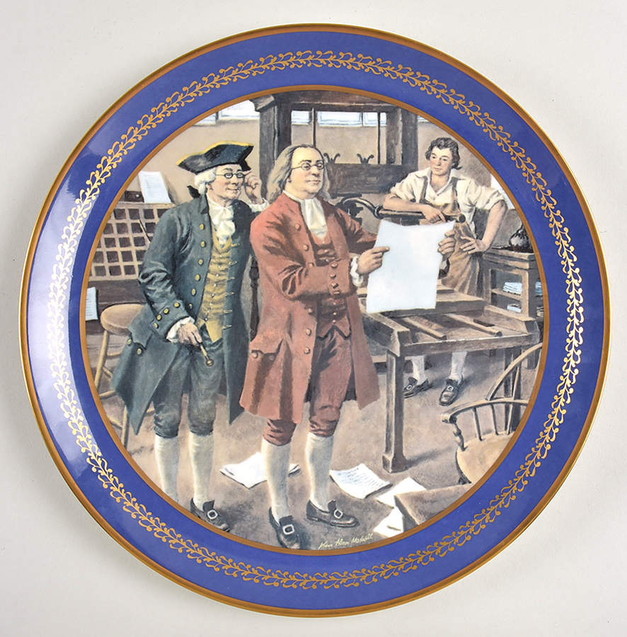 Daughters of the American Revolution Benjamin Franklin 1706-1790 - No Box by Castleton (USA)-1