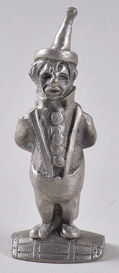 C. A. T. Design Pewter Figurines Clown-Arms Behind Back - No Box by C. A. T. Designs-1