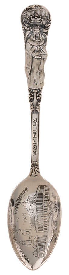 Souvenir Spoons (Sterling) Columbian Expo, Machinery Hall - No Box by Columbian Souvenir Mfg. Co.-1