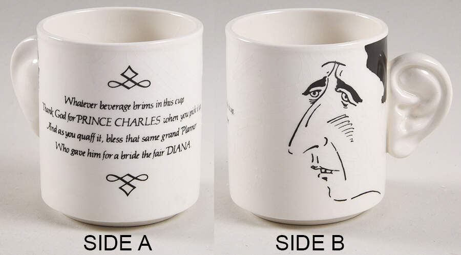 Royalty Giftware Charles;Ear Mug, Wedding  - No Box by Carlton Ware (England)-1
