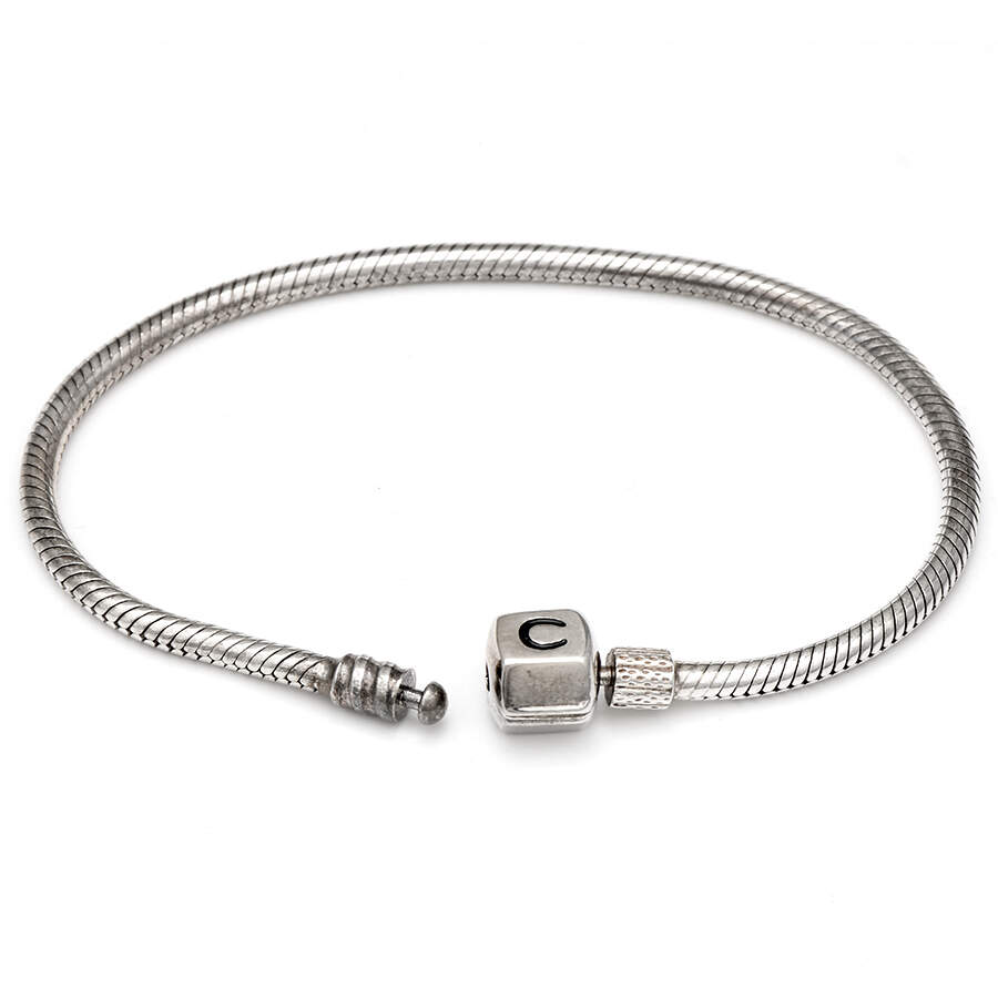 Sterling Bracelets Silver Snap Bracelet - 8.3 In - Boxed by Chamilia-1