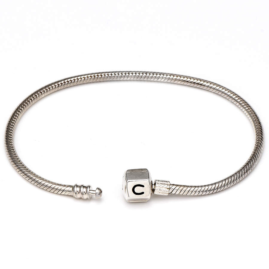 Sterling Bracelets Silver Snap Bracelet - 7.5 In - Boxed by Chamilia-1