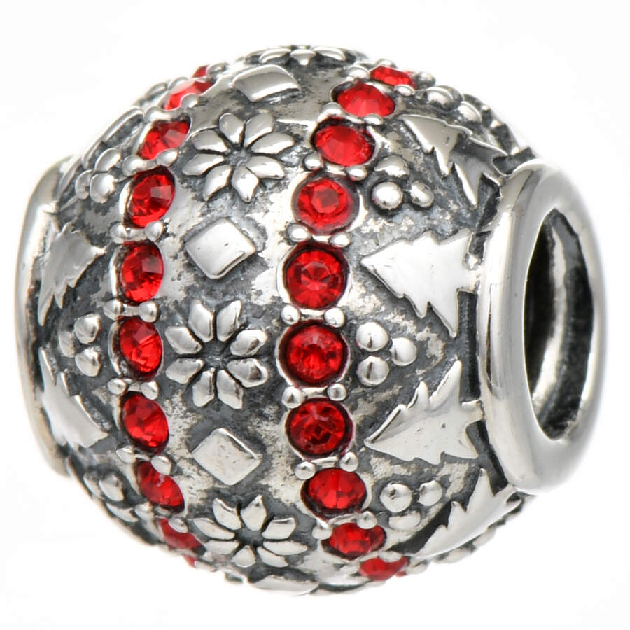 Swarovski Collection Beads Fair Isle - Light Siam - No Box by Chamilia-1