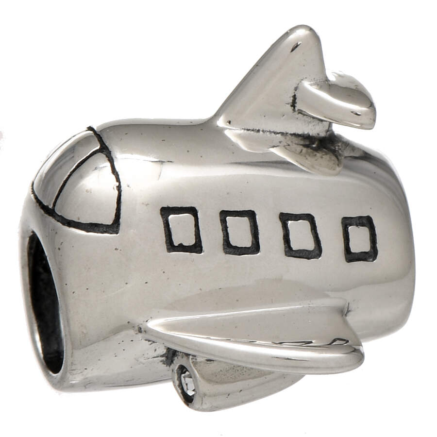 Sterling & Enamel Charms Ready For Takeoff - No Box by Chamilia-1