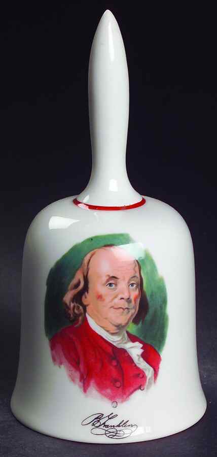 Bicentennial Bell Ben Franklin - No Box by Danbury Mint-1