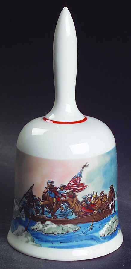 Bicentennial Bell Washington Crossing Delaware - No Box by Danbury Mint-1