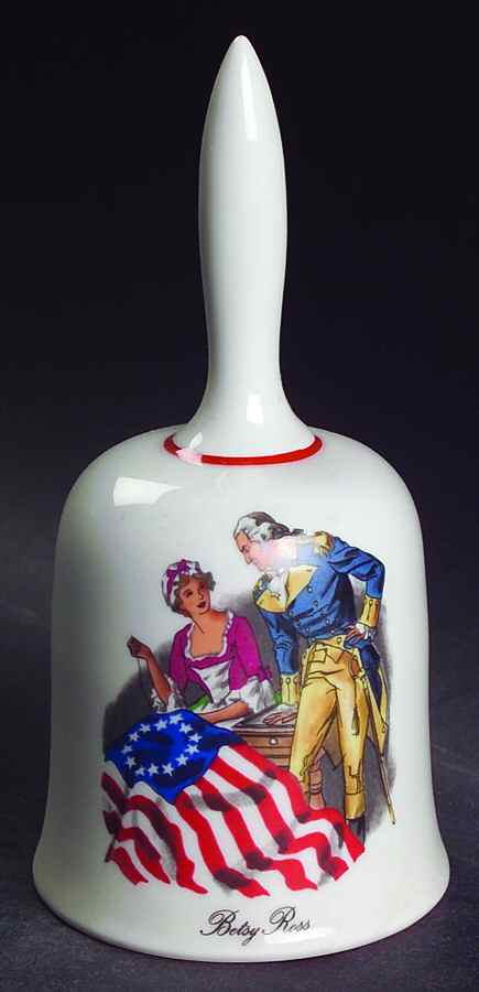 Bicentennial Bell Betsy Ross - No Box by Danbury Mint-1