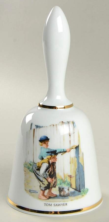 Norman Rockwell Bell Tom Sawyer - No Box by Danbury Mint-1