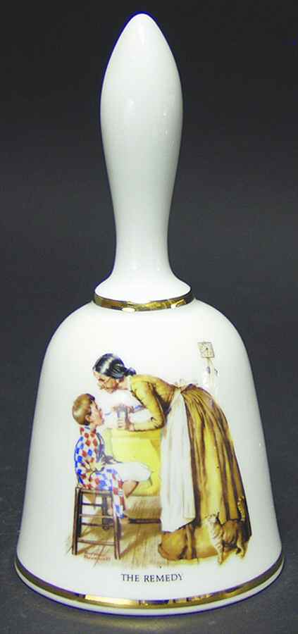 Norman Rockwell Bell The Remedy - No Box by Danbury Mint-1