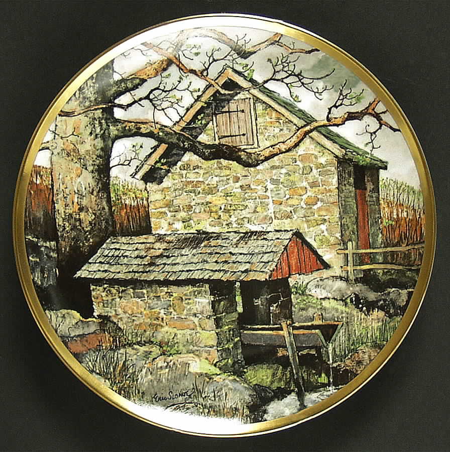 American Countryside Spring House - No Box by Danbury Mint-1