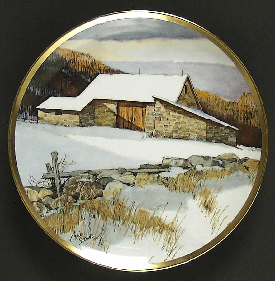 American Countryside Winter Morning - No Box by Danbury Mint-1