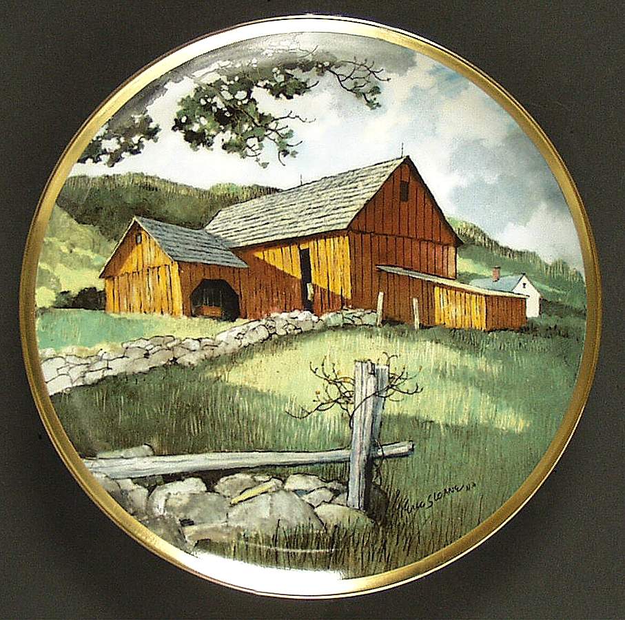 American Countryside Summer Barn - No Box by Danbury Mint-1