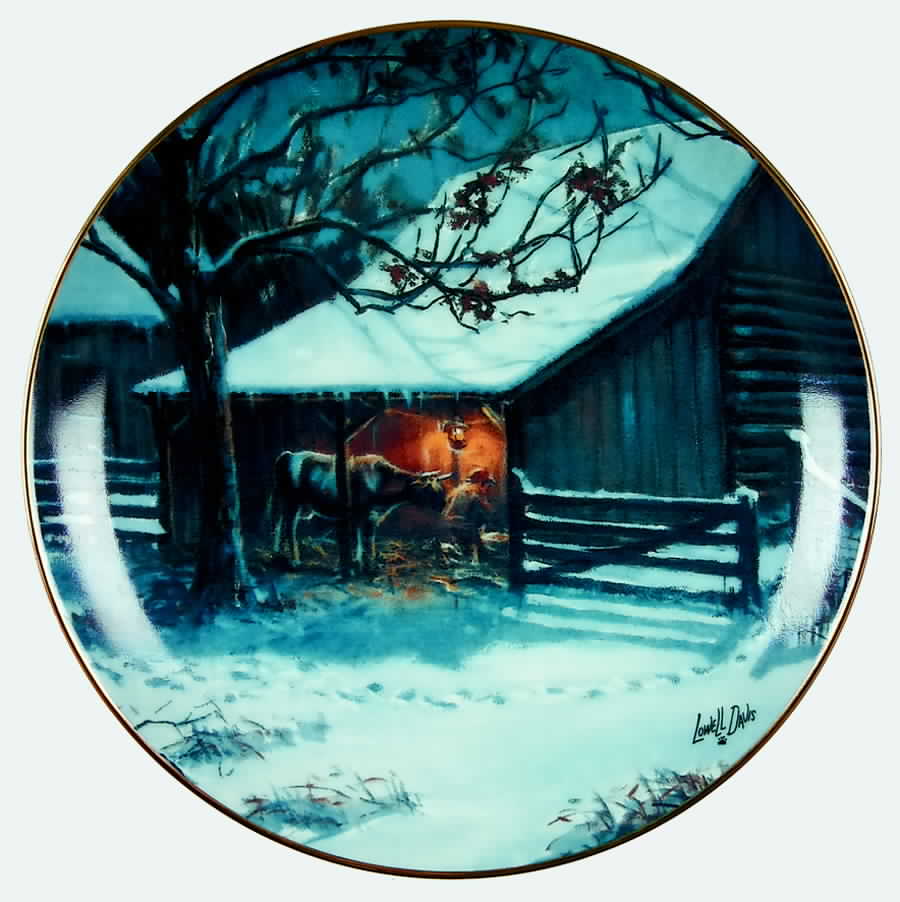 American Farm Birth Of Blossom - No Box by Danbury Mint-1