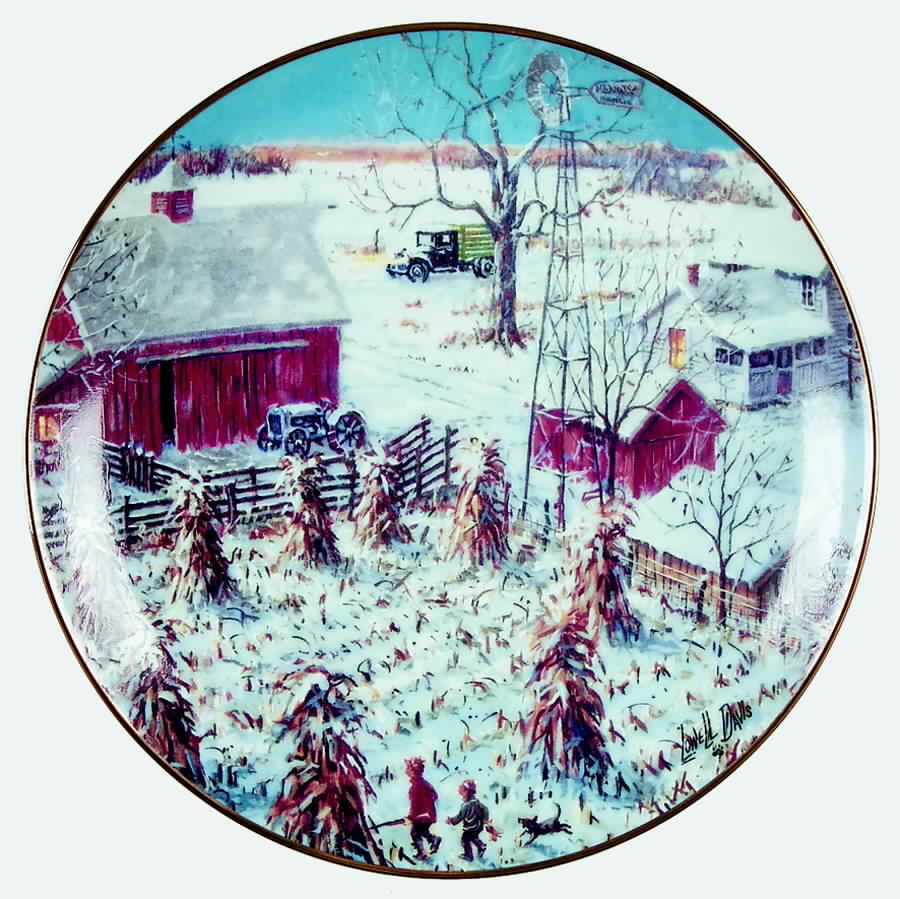 American Farm Return From The Hunt - No Box by Danbury Mint-1