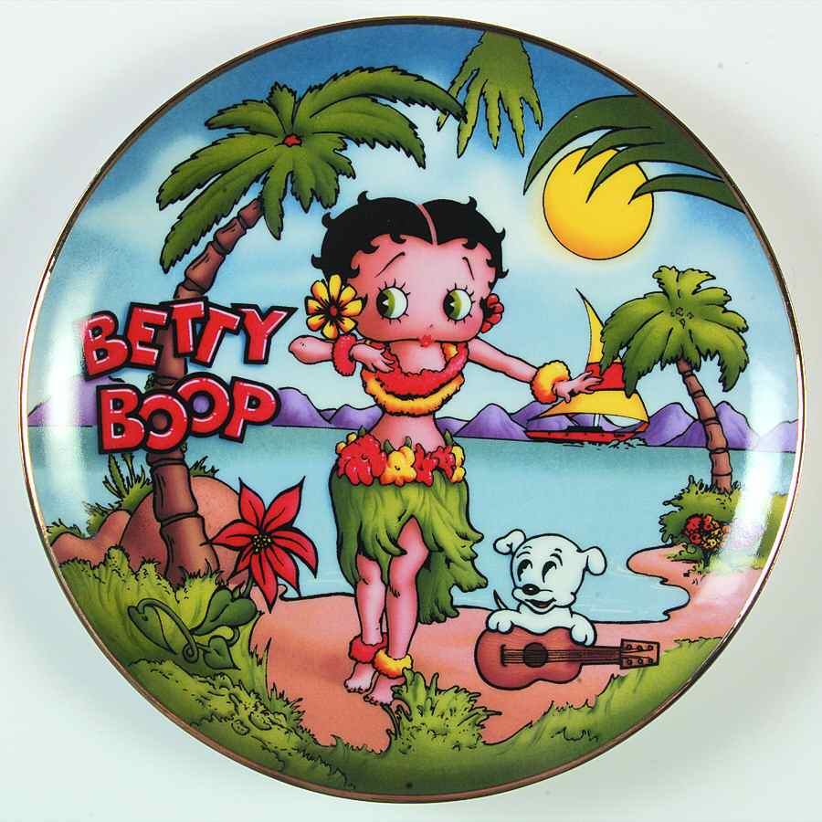 Betty Boop America's Sweetheart Tropical Time - No Box by Danbury Mint-1