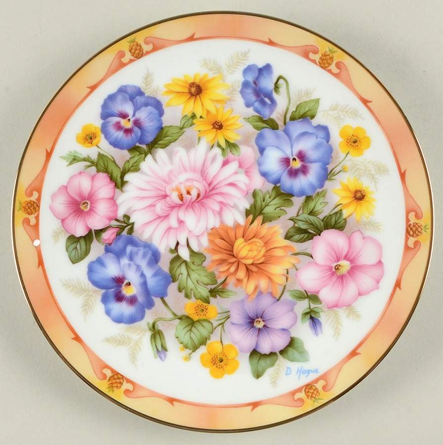 Bouquets of the World Flowers Of The United States - No Box by Danbury Mint-1