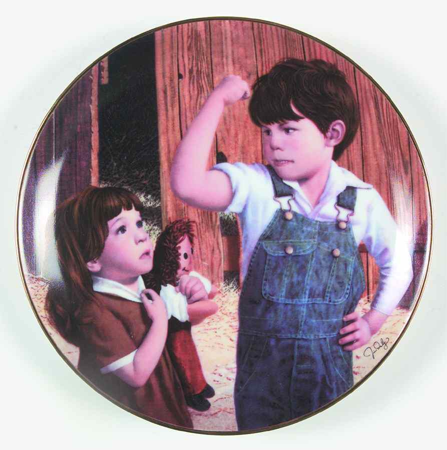 Boys Will Be Boys Her Hero - No Box by Danbury Mint-1