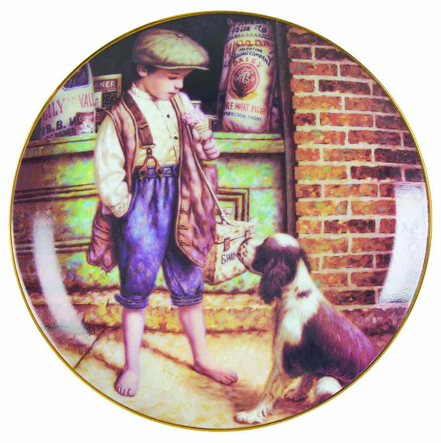 Boys Will Be Boys Shoeshine Boy - No Box by Danbury Mint-1