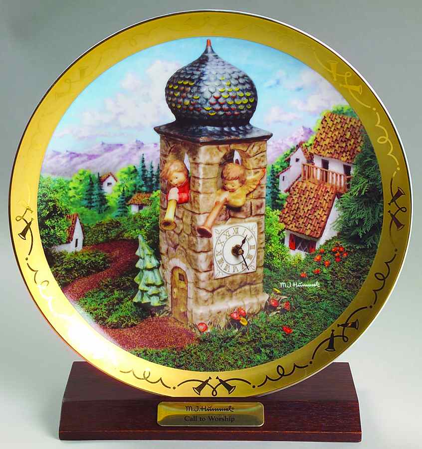 Century Collection Plates Call To Worship - Boxed by Danbury Mint-1