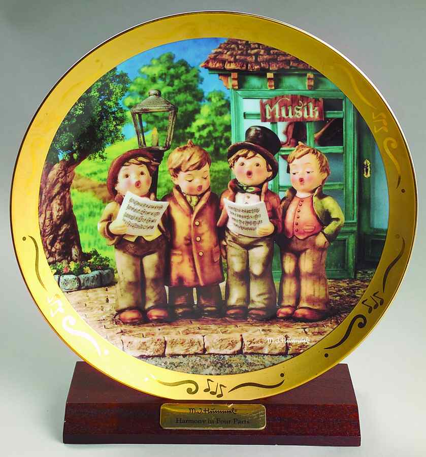 Century Collection Plates Harmony In Four Parts - No Box by Danbury Mint-1